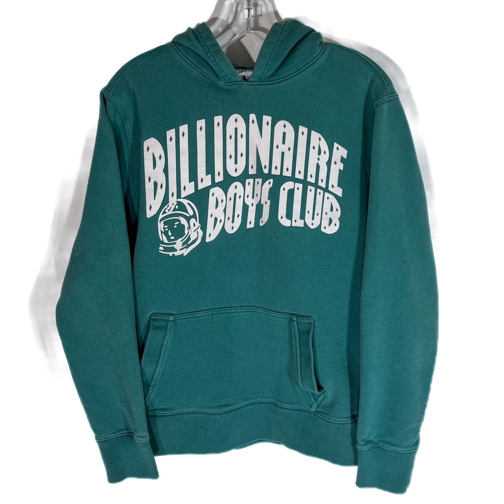 Billionaire Boys Club Hoodie Arch Logo Spaceman Astronaut Mens Medium Green